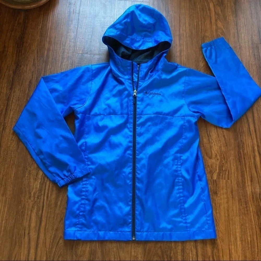 Columbia blue‎ windbreaker size L (10/12)